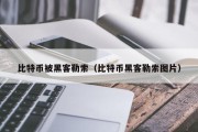 比特币被黑客勒索（比特币黑客勒索图片）