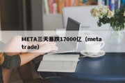 META三天暴跌17000亿（meta trade）