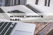 METAVERSE（METAVERSE是什么牌字）