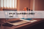 ERC20（usdt中的trc20和erc20）