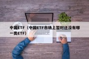 中国ETF（中国ETF市场上暂时还没有哪一类ETF）