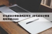 毕马威会计师事务所比特币（毕马威会计师事务所待遇2020）